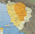 Diffusione della Gorgia in Toscana