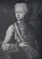 Pietro Leopoldo. Vienna, 5 maggio 1747 – 1° marzo 1792 - Granduca di Toscana (1765-1790) qui in età giovanile