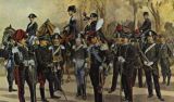 Il corpo dei Carabinieri in una storica immagine di fine Ottocento