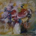 FIORI 80X80 ACRILICO SU TELA