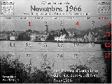 San Martino a Gangalandi dalla riva destra (novembre 1966)dell`Arno (novembre 1966)