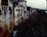 Signa via Roma presso la passerella pedonale (novembre 1966)