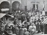 Beata Giovanna, la Festa.Ingresso chiesa San Giovanni Battista e San Lorenzo.  (Piazza Cavour 1930 circa)