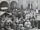 Beata Giovanna, la Festa.Ingresso chiesa San Giovanni Battista e San Lorenzo. (Piazza Cavour 1930 circa)