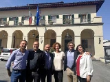 Il sindaco Angela Bagni con gli assessori