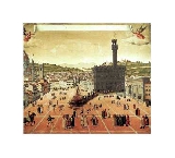 Lorenzo Rosselli, Supplizio di Savonarola, 1498
Museo di San Marco, Fi