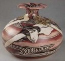 Sirena 1990 Vaso maiolica h.cm 45