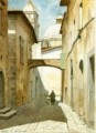 1928. Via del seminario, orvieto , acquerello, 22x31