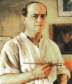 1929. Autoritratto, orvieto, olio su tela, 46x61