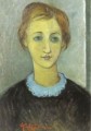 La ragazza di Signa, 1950. Olio su cartone, cm. 44,5x31