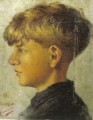 Ritratto del fratello Danilo, 1928. olio su compensato, cm 33x25