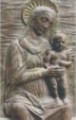 Madonna col Bambino, terracotta patinata, chiesa S. Pietro, Porto di Mezzo, Lastra a Signa