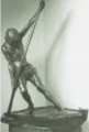 Contro corrente (Piccolo barcaiolo) 1921, gesso, cm. 159