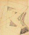 Cabrata-1, 1933,<br> tecnica mista su carta, mm. 215x152