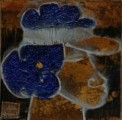 Cobalto - dipinto su cartone cm 15x15